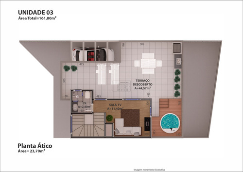 Imagem 15 de 16 de Residência Em Condomínio Com 3 Dormitórios À Venda Com 253.43m² Por R$ 1.132.600,00 No Bairro Água Verde - Curitiba / Pr - R 1939