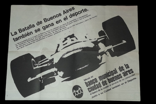 Afiche Del Autodromo Buenos Aires 