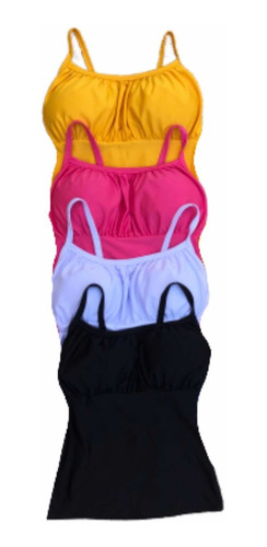 Imagem 6 de 7 de Kit Com 5 Blusa Suplex Com Bojo Promoção