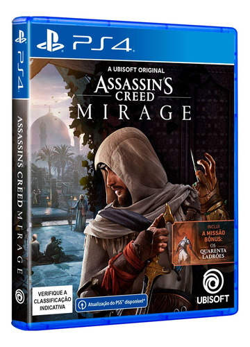 Jogo Assassins Creed - Mirage (novo) Ps4 Midia Fisica