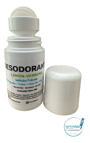 Desodorante Natural: Inhibidor De Folículo, Cobre Y Urea