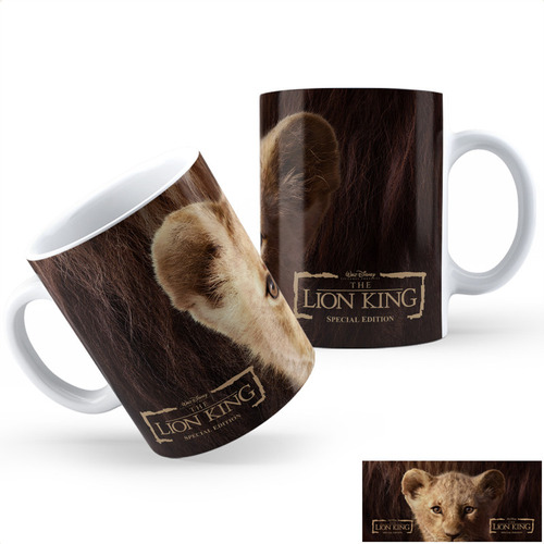 Taza Cerámica Rey Leon Ad Calidad