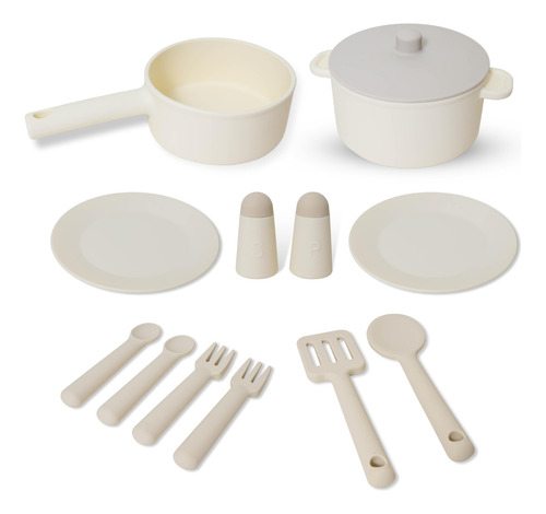 Juego De Cocina De Silicona Para Niños, Set 13 Piezas Color