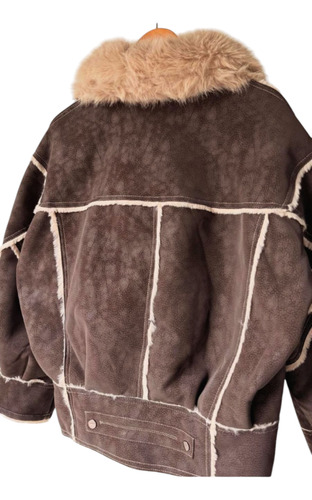 Gamulan Importada Oversize Con Piel Mujer
