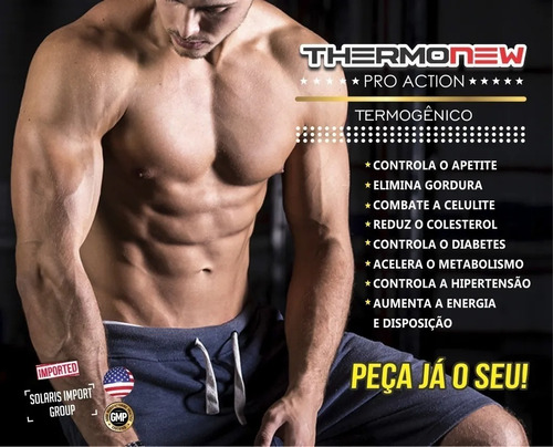 Termogênico - Thermonew Pro Action 30 Capsulas - Thermo New