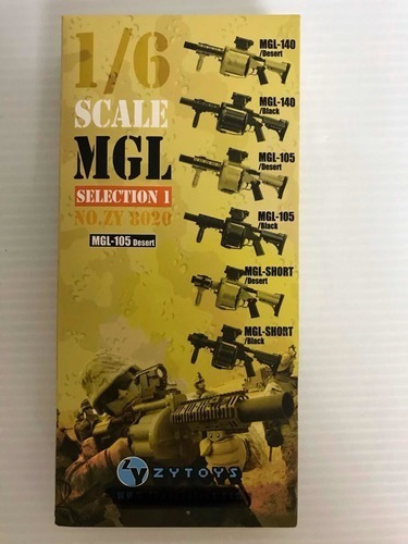 Zy Toys Lanza Granada Miniatura Mgl-105 Desert Escala 1/6