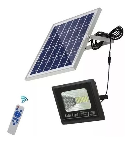 Reflector Panel Solar Exteriores 30w Led Luz Lampara Foco