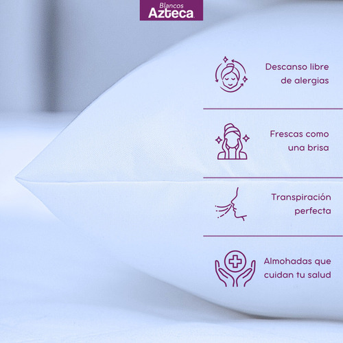 Jja Almohadas 2 Pack Estándar Microfibra Media. Blancos