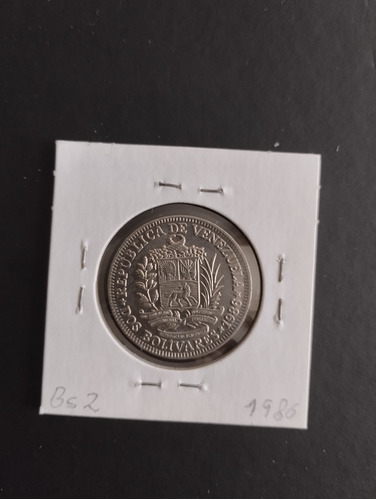 Moneda Niquel 1986 Bs2