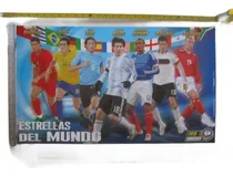 Comprar Poster Mundial Gigante Estrellas Del Mundial Messi Ronaldo 