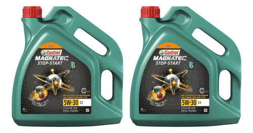 8 Litros 5w30 Castrol Magnatec Stop-start Dual Lock Tech