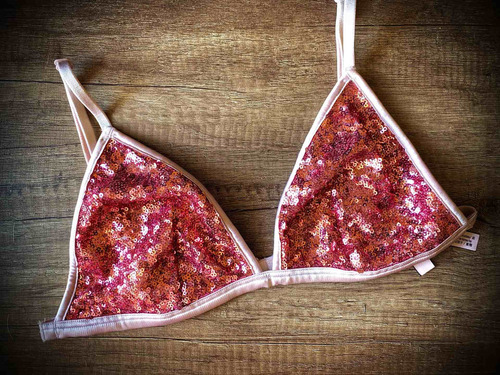 Bralette-corpiño Fucsia Victorias Secret Modelo 4