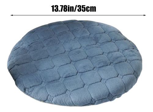 Funda De Almohada Redonda De Felpa En Forma De V, Tatami, Co