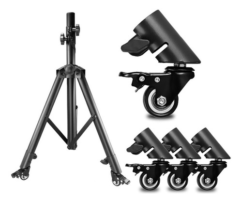 // 3 Piezas Ruedas Giratorias De Ruedas De Altavoces Kit Kit