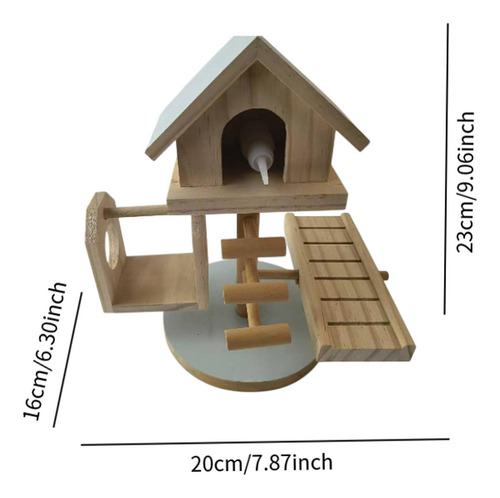 Dwarf Hamster House Diy Pet Living Playground Entrenamiento