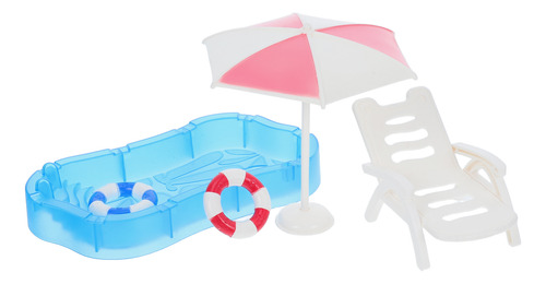 1 Juego De Decoración De Playa Con Forma De Casa De Muñecas