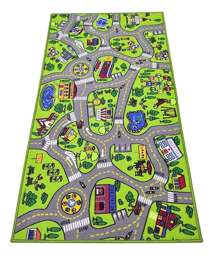 Toyvelt Kids Playmat Car Rug - Alfombras De Coche Educativas