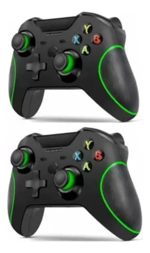 2 Controles Compatível Xbox-one Manete Com Fio Alta Precisão