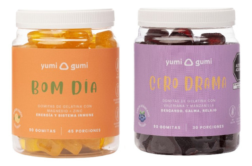 Pack Bom Día + Cero Drama Gomitas Yumi Gumi 90 Und