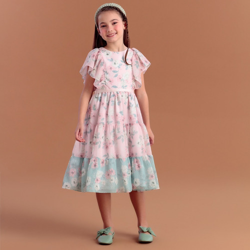 Vestido De Festa Infantil Vintage Flow Petit Cherie 22006