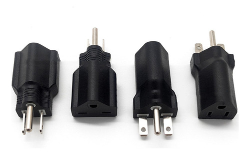 4 Paquete De 2-4 Adaptadores De Enchufe Portátiles 4 Piezas