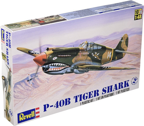 Revell Avion P-40b Tiger Shark 1/48 Supertoys Lomas