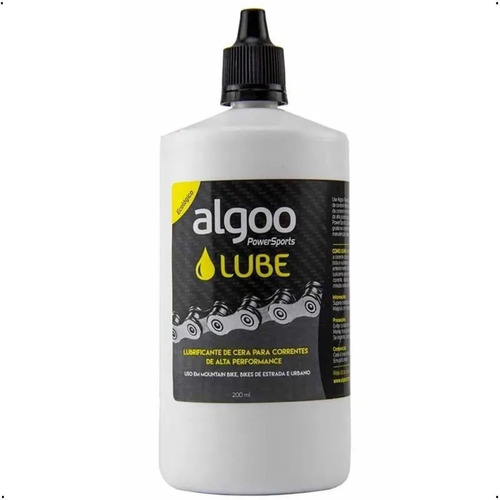 Lubrificante Bike Corrente Algoo Cera Alta Performance 200ml