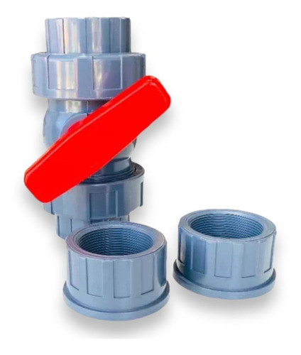 Valvula Bola 1-1/2'' Serie Qta Cem/ros Pvc Cedula 80 Hayward