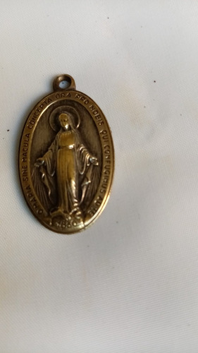 Muy Antigua Medalla, 1830. Made In Italia, Virgen Maria.