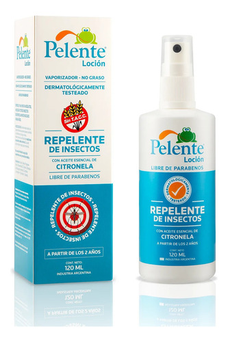 Pelente Locion Vaporizador Repelente Insectos +2 Años 120ml