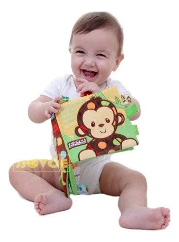  Libro León De Tela Para Bebés Suave Juguete Educativo