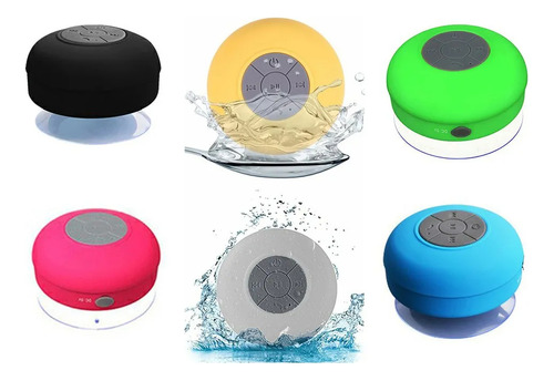 Bocina Bluetooth Impermeable Para La Ducha Con Ventosa Azar