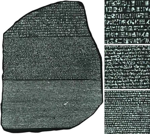 Replica Arte De Egipto Original - Egypciana - Piedra Rosetta