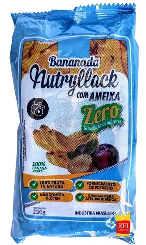 Doce de banana 100% Natural BanaBrazil 10 unidades 230g em