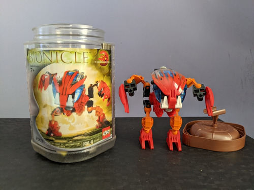 Lego Technic 2 Bionicles Tahnok Y Nuhvok.40 Pzs C/u.