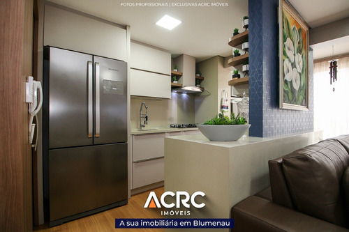 Imagem 10 de 21 de Acrc Imóveis - Apartamento Semimobiliado Com 02 Suítes E Aquecimento A Gás Para Venda No Bairro Fortaleza - Ap04308 - 69343144