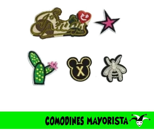 Imagen 1 de 2 de Parches Apliques Termo Adhesivos (9 Unidades)