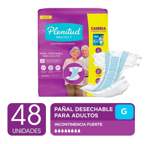 Plenitud Pañal Para Adultos Protect X 16 Pack X 3