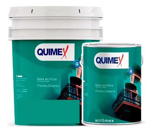 Latex Exterior Color 20 + 4 Litros Promo Quimex Pintura