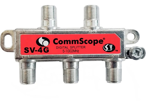 Divisor Coaxial Rg6 De 4 Vías Sv-4g De Commscope 5-1002mhz