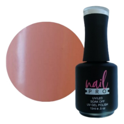 Uv Gel Polish - Nude Rosa #x015 (15ml) - Nail Pro