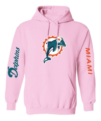 Sudadera Modelo Miami Dolphins Pink