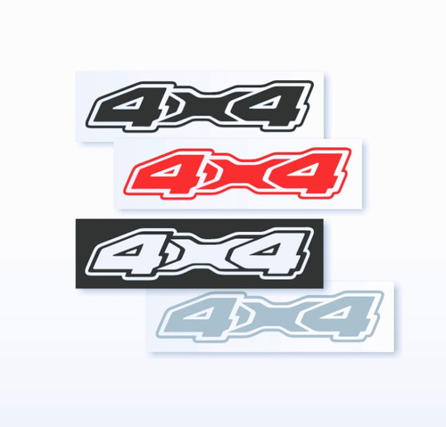 Par Emblemas Sticker Ford Ranger 4x4 2020 2021 2022