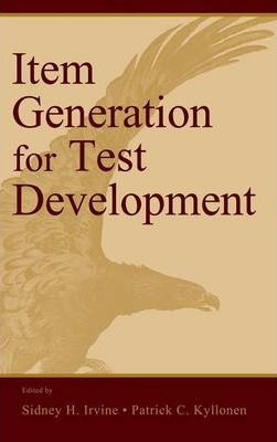 Libro Item Generation For Test Development - Sidney H. Ir...