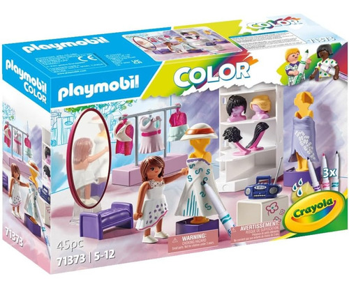 Playmobil Color Crayola Diseño Creativo Ropa