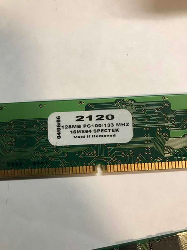 Memorias Specteck Pc100 / 133mhz