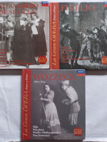Libro+cd.opera:el Barbero De Sevilla/fidelio/wozzeck.pack 3