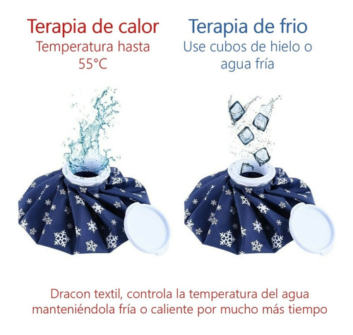 4 Bolsas Térmica Hielo Agua Fría Alivia Dolores Para Terapia