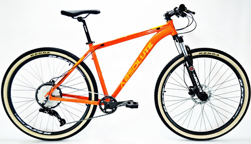 Mountain bike Absolute Nero 4 aro 29 19" 12v freios de disco hidráulico câmbio Absoluto 12v cor laranja
