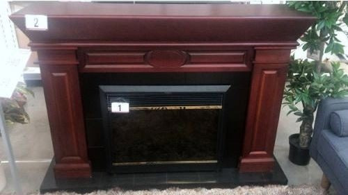 Imagen 4 de 5 de Kit Chimenea Electrica + Manto De Madera Tepa